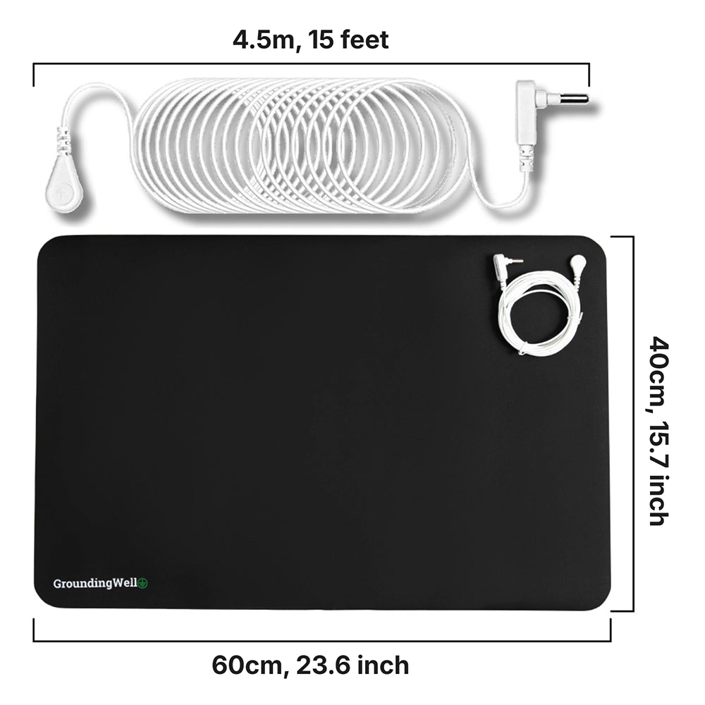 GroundingWell Mat and Cord Measurements 