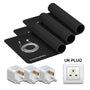 GroundingWell Mat with UK Plug Adapters
